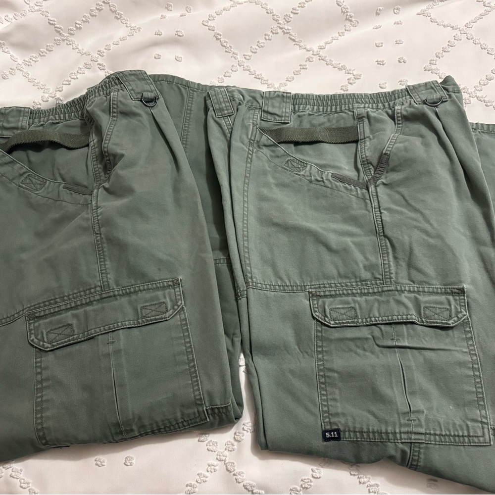 5.11 Tactical Men's Olive Cargo Pants